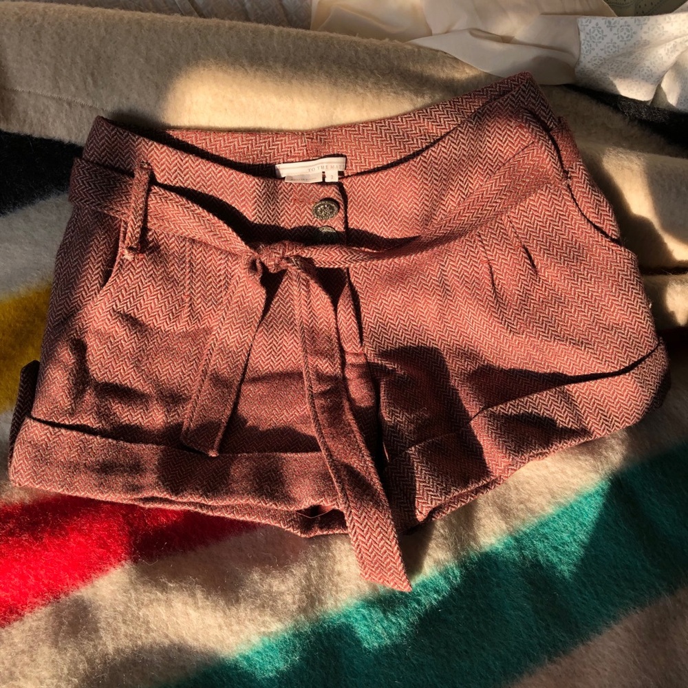 To The Max Wool Trouser Shorts fully lined